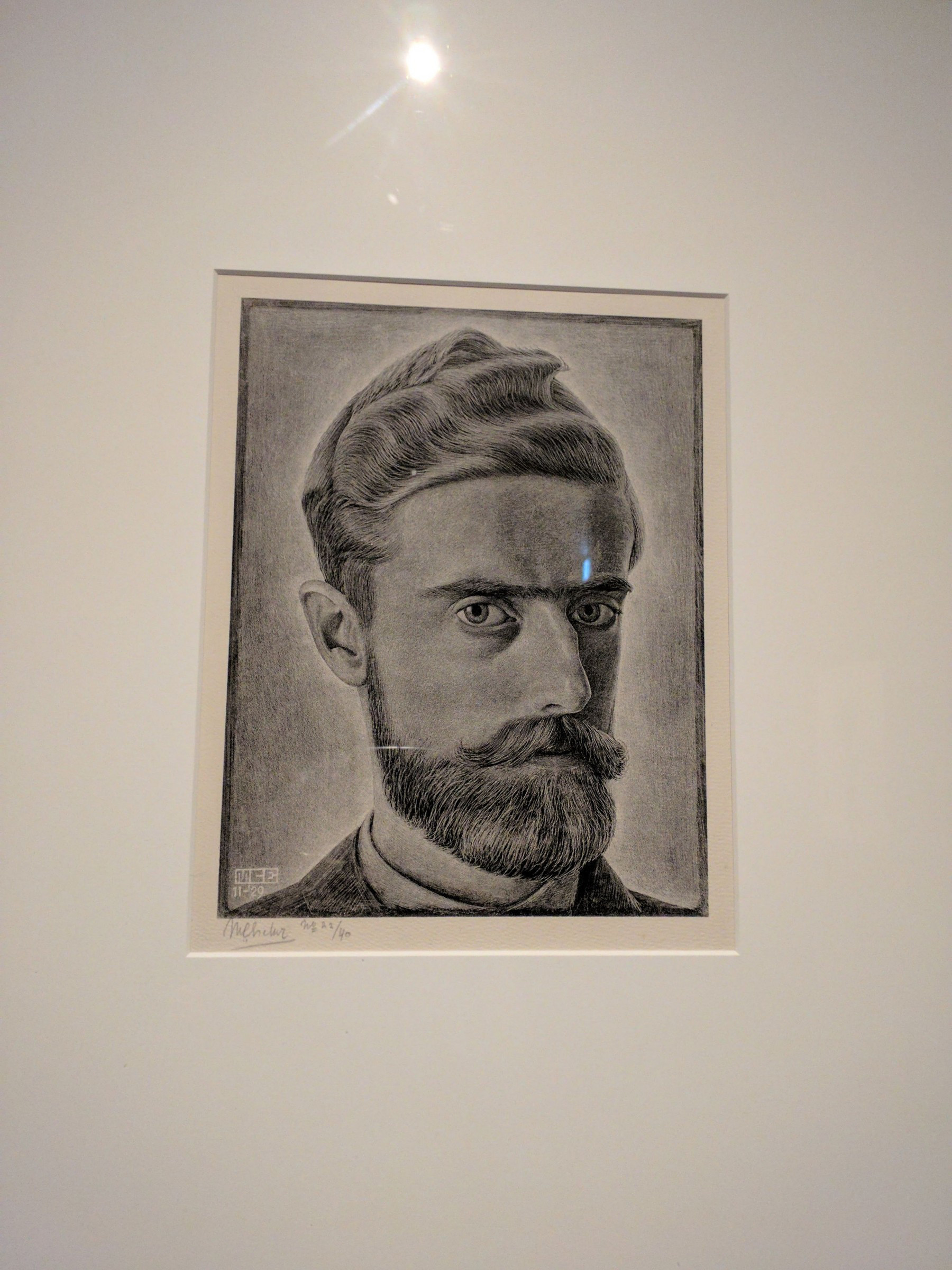 M C Escher - Self portrait 1929, Lithograph | Photo