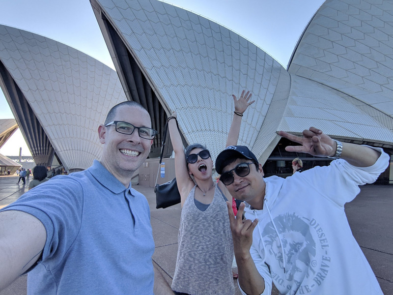 Meanwhile Ross, Natsumi & friend visit the Opera House