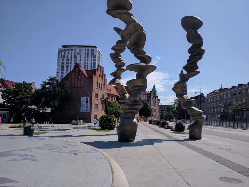 Sculpture by Tony Cragg in Malmö