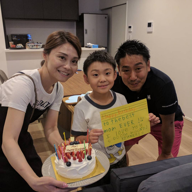 Celebrating Mai's birthday 