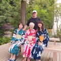 Kev with his Japanese girls