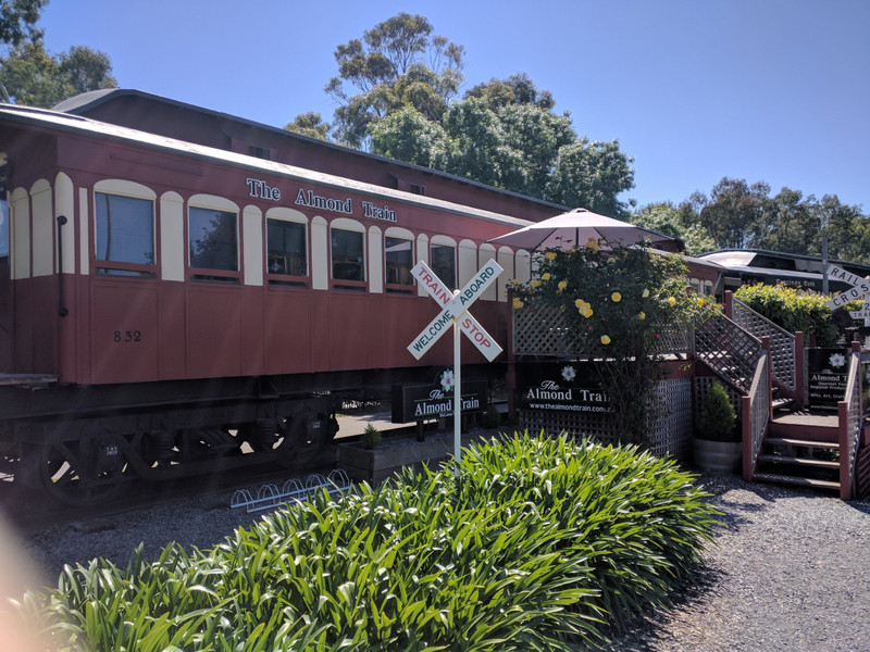 A lolly shops inan old train, McLaren Vale