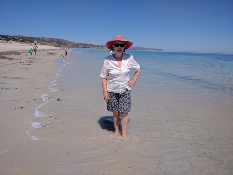 Normanville beach and some gorgeous clear water