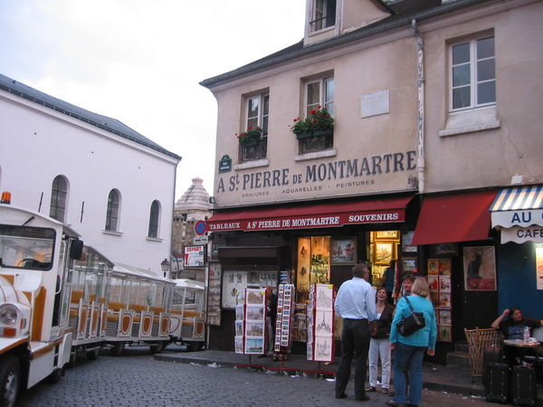 One of the many shops
