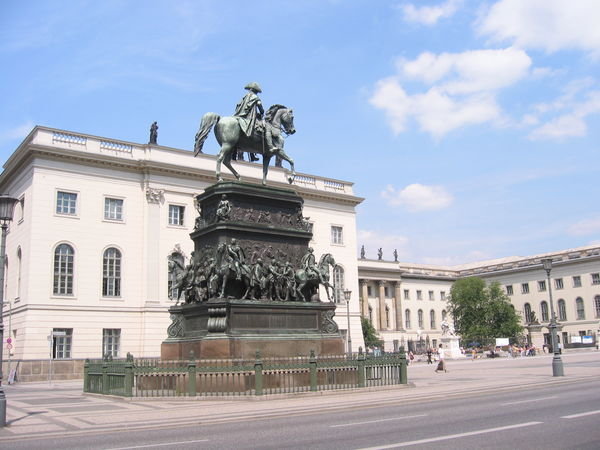 One of the many Berlin statues