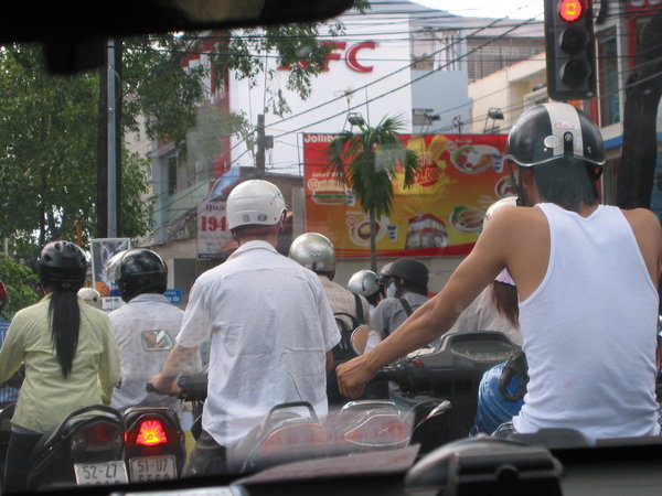 Back to the hordes of bikes in Saigon!