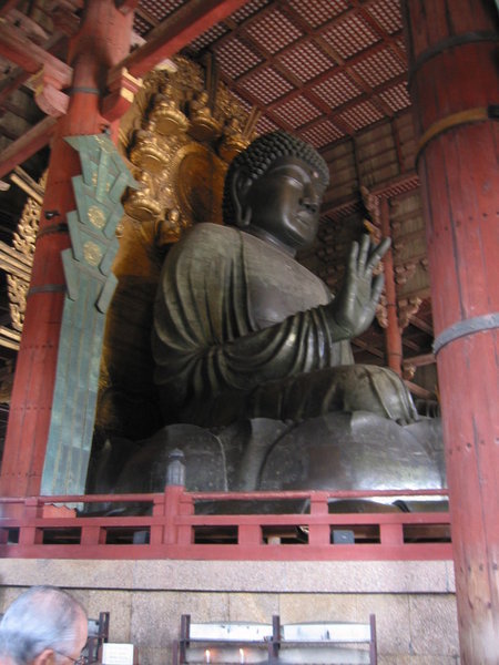 Inside Todai-ji Temple
