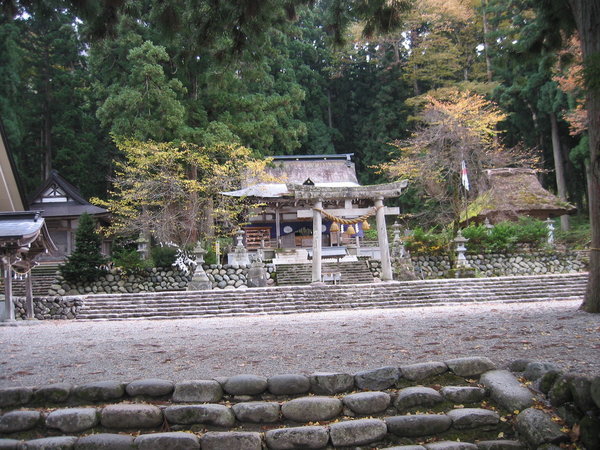 The temple opposite our ryokan