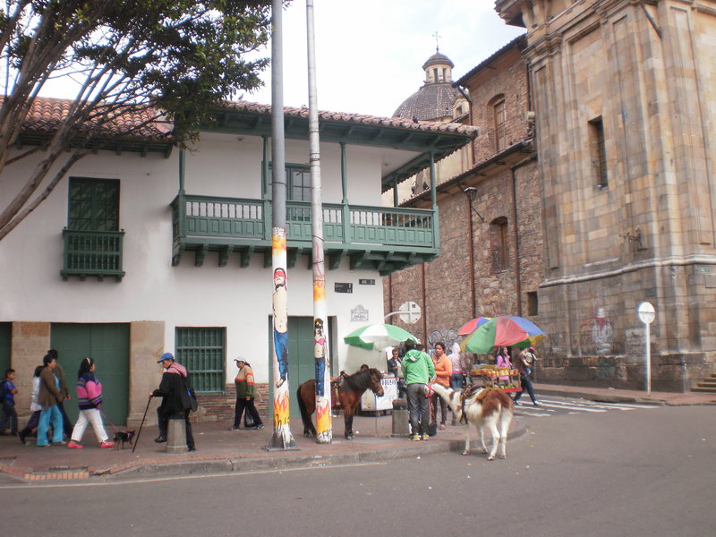 Bogota street scene