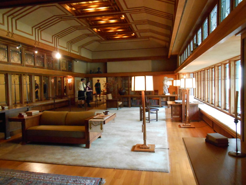 Part of Frank Lloyd Wright's summer house built between 1912 & 1914 | Photo