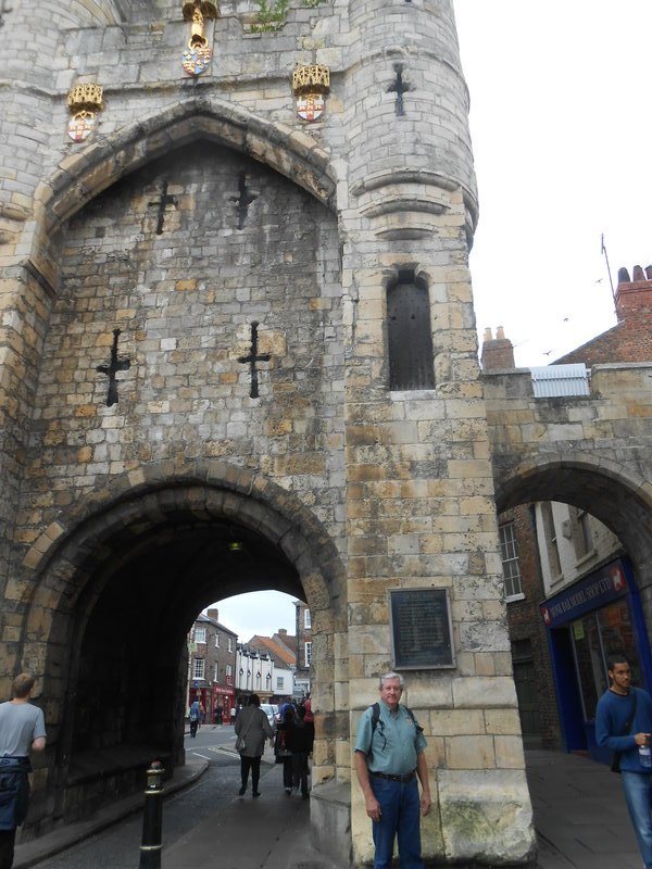 Monks Bar - the medieval gate where we entered York