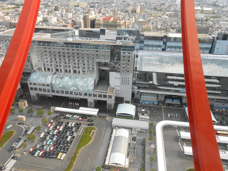 Kyoto station from the Tower