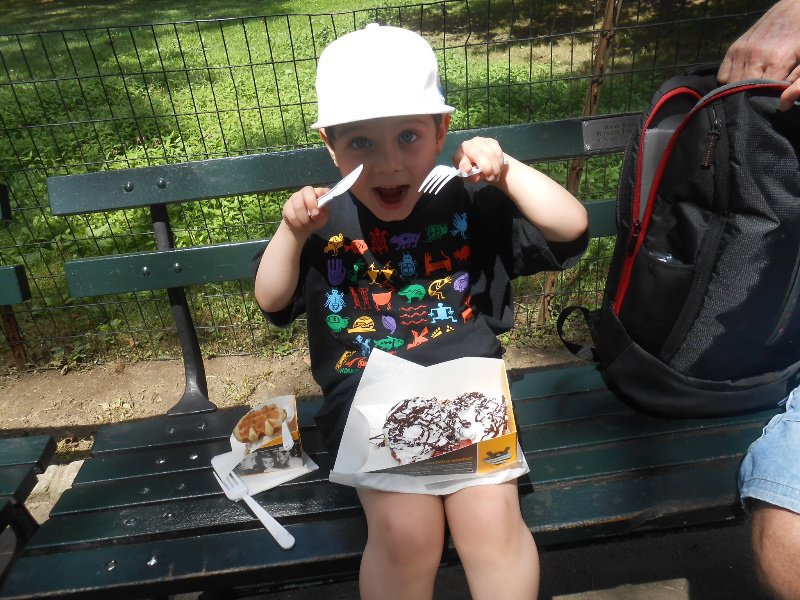 Rupert's WMD from the Waffle & Dingle cart, Central Park