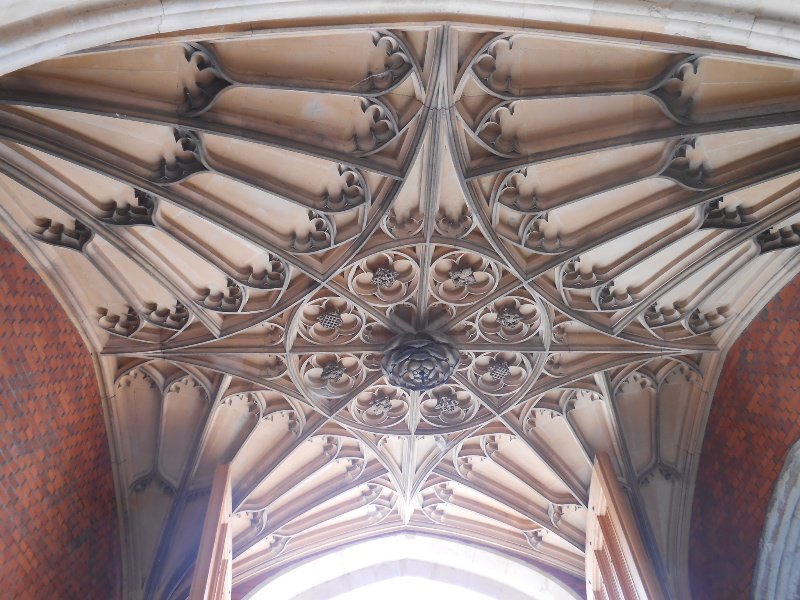 Ceiling of Anne Boleyn's walk