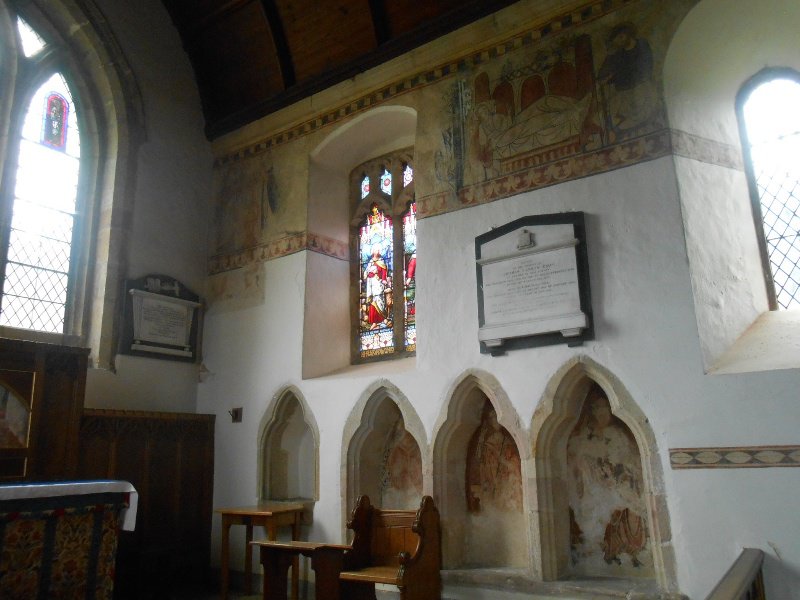 Murals in St Agatha's Church