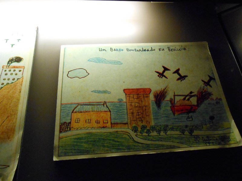 Child's drawing from the Spanish Civil War