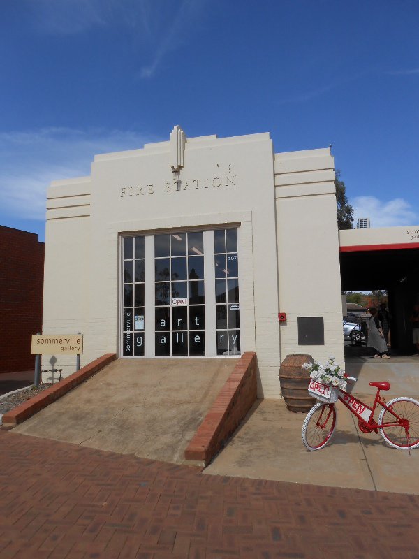 Toodyay's Art Deco Fire Station, now an Art gallery