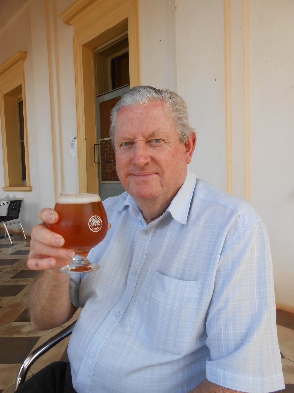 A drink at the New Norcia pub
