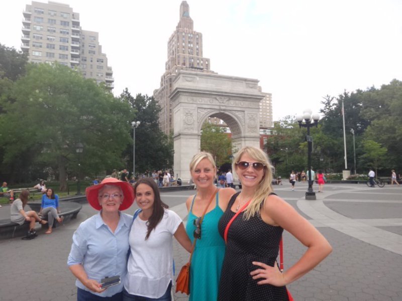 The girls at Washington Square Park