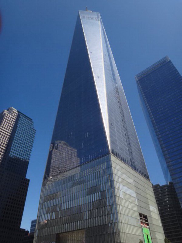 Freedom Tower from the 9/11 memorial