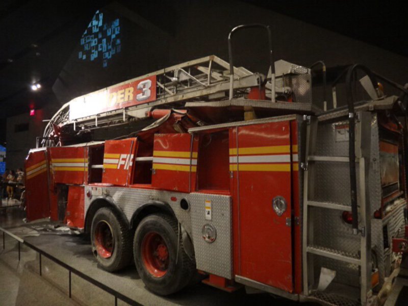 Fire truck, 9/11 museum