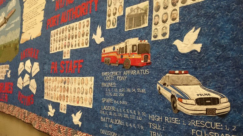 Tapestry in the 9/11 Museum