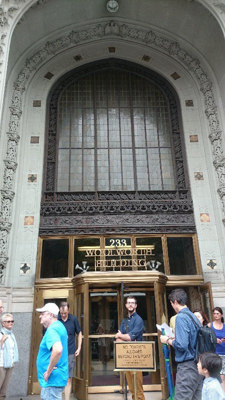 Entrance to the Woolworth Building