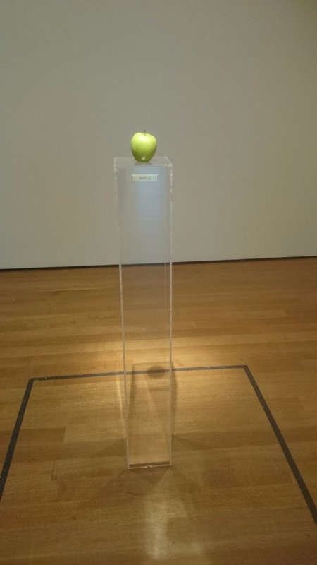 Granny Smith apple, Yoko Ono artwork, MOMA