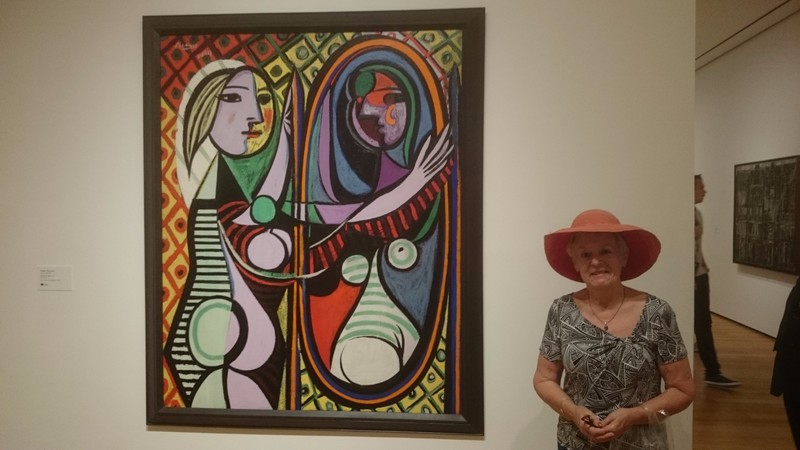 Michelle and a Picasso