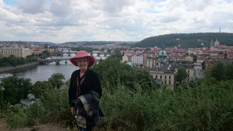 Overlooking Prague from Letná Park