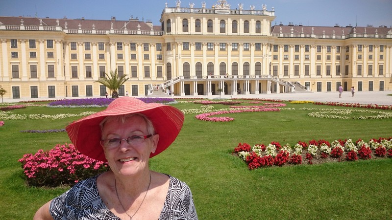 Michelle at Schönbrunn 