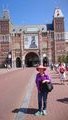 Michelle, the Rijksmuseum and the advert for the fashion display inside