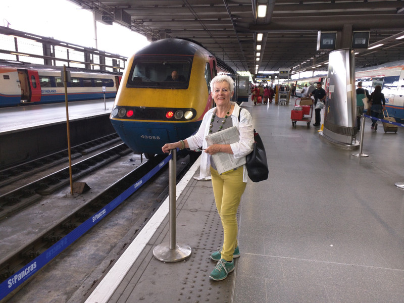 Michelle & the East Midlands train
