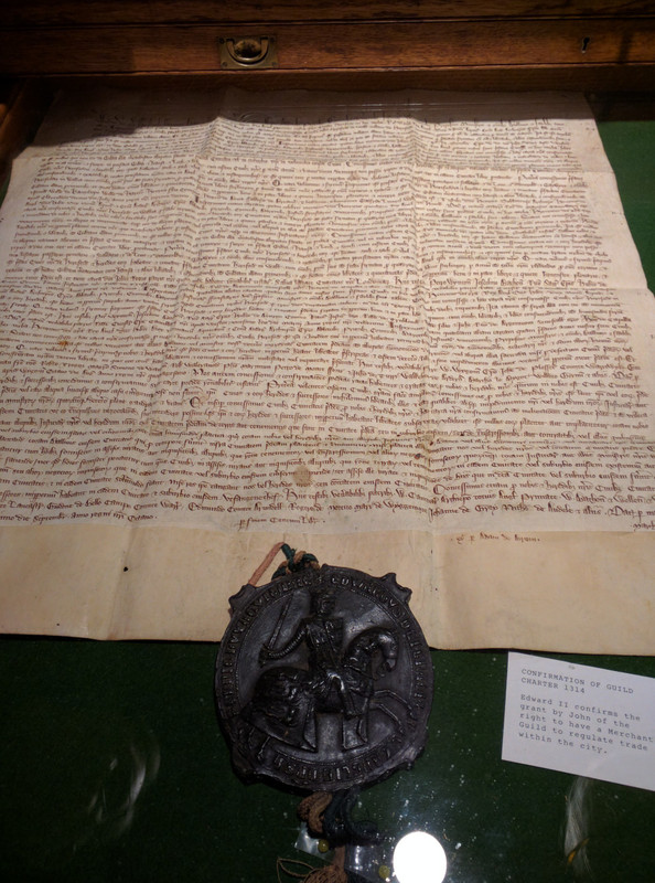 Confirmation of Guild Charter 1314 given by Edward 11