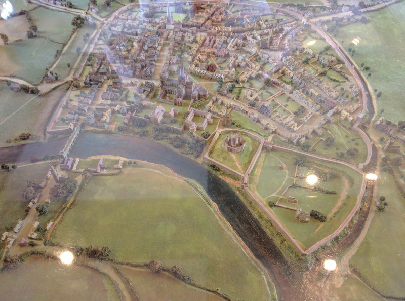 Model if Hereford as it was in the Civil War 
