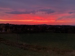 Sunrise over Hereford