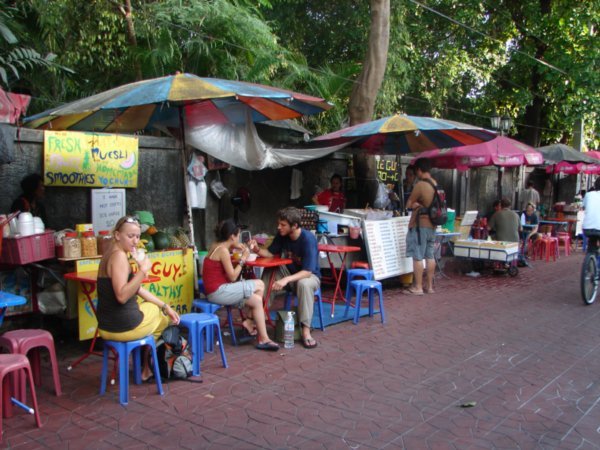 Eating on the Street Bangkok