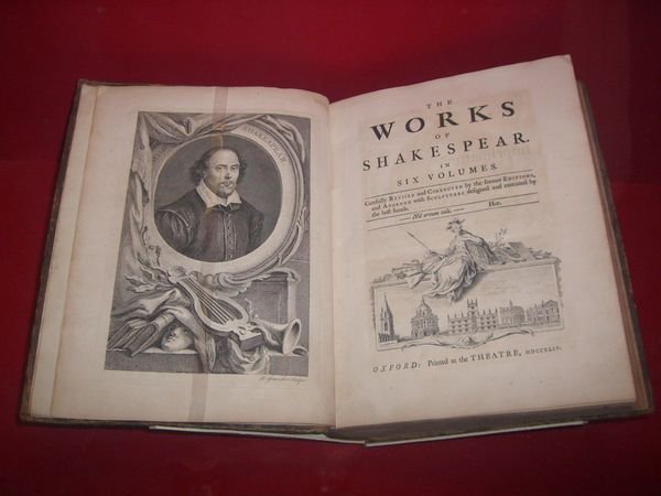 An early edition of a press printed Shakespeare anthology