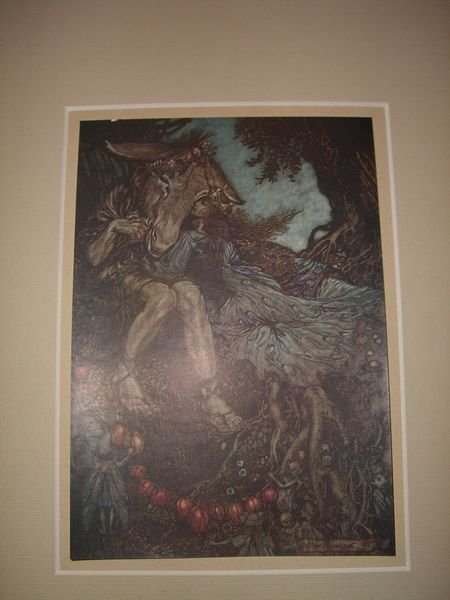 A print from a book; Midsummer Nights Dream