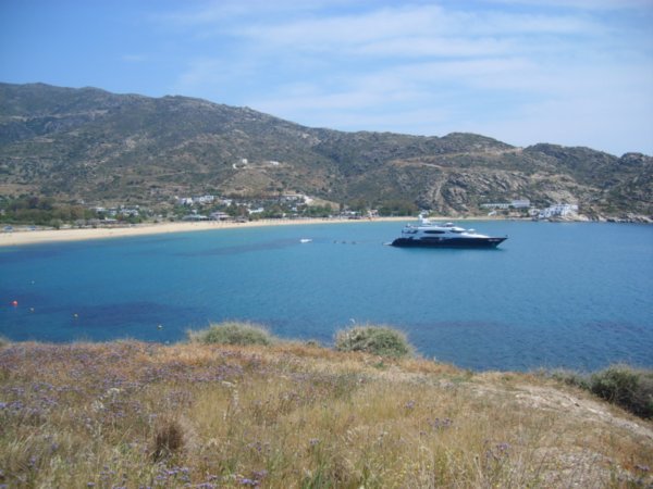 Boat at Mylopotas Beach