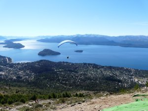 Paragliding around Bariloche