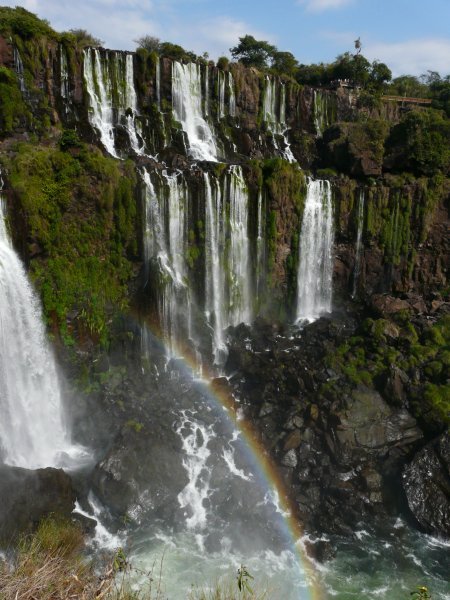 Rainbow over Argentina's side of Iguazu