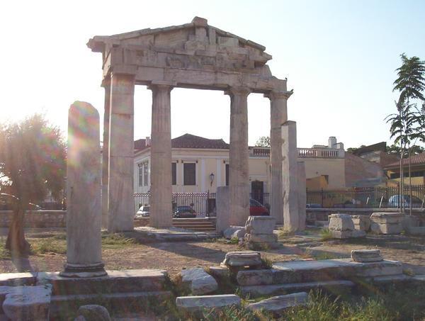 Roman Agora - The main door