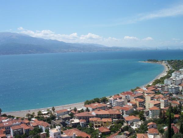 The view from the Nafpaktos castle