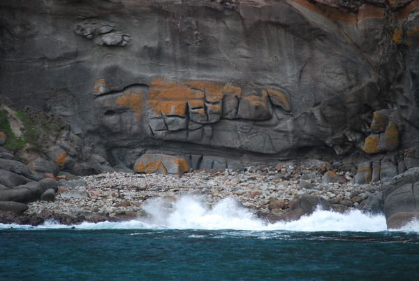 Rock formation along the Cape road