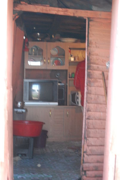Sneak peek inside a shack