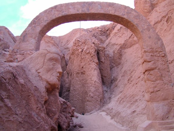 Back entrance of the pukara