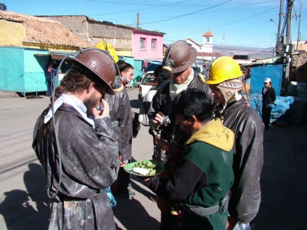 You would like to buy some coca leaves for the miners.