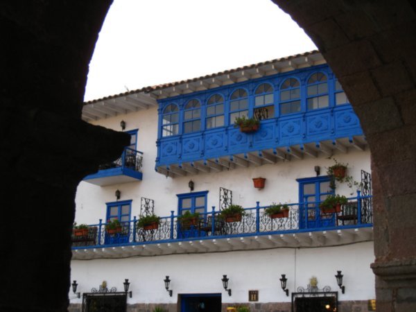 Cuscos balconies