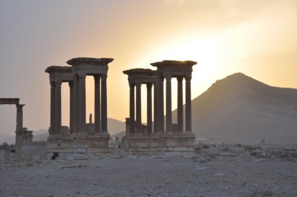 Sunset over Palmyra